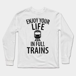 train railwayman trains driver Long Sleeve T-Shirt